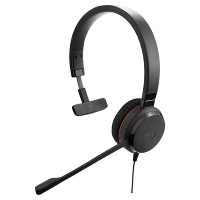 سماعة Jabra Evolve 20 SE Mono – USB-C/A وإلغاء الضوضاء