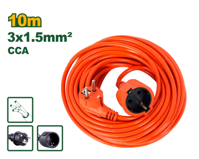 JADEVER 10m Waterproof Power Extension Durable & Safe