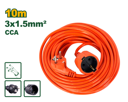 JADEVER 10m Waterproof Power Extension Durable & Safe