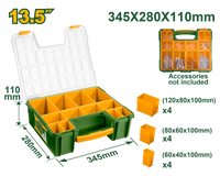 JADEVER 13.5" Screw Storage Box Customizable Organizer
