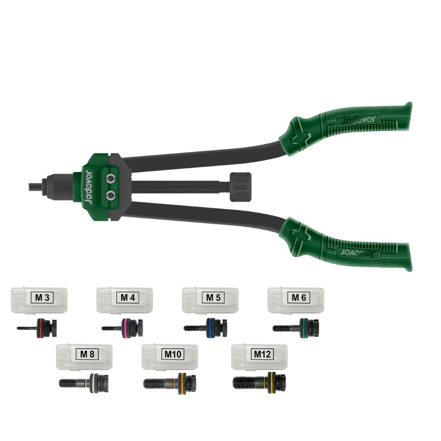 JADEVER 16-Inch Rivet Gun 3-12mm Versatile & Durable JADEVER 16-Inch Rivet Gun 3-12mm Versatile & Durable