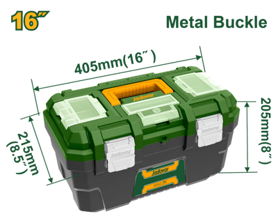 JADEVER 16" Plastic Tool Box Durable & Organized