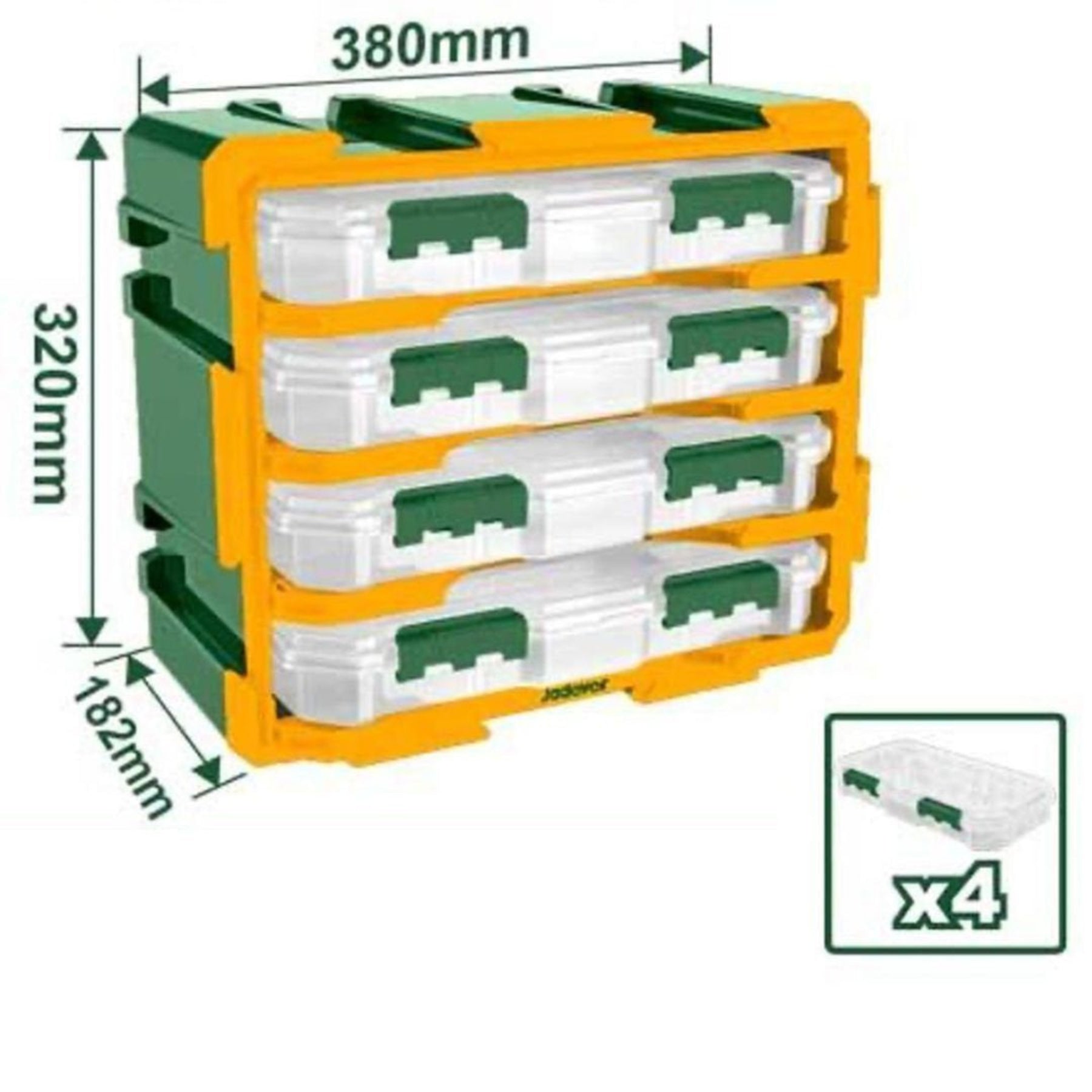 JADEVER 4-Drawer Storage Unit Stylish & Durable Organizer JADEVER 4-Drawer Storage Unit Stylish & Durable Organizer