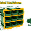 JADEVER 9-Piece Storage Box Set Expandable & Durable