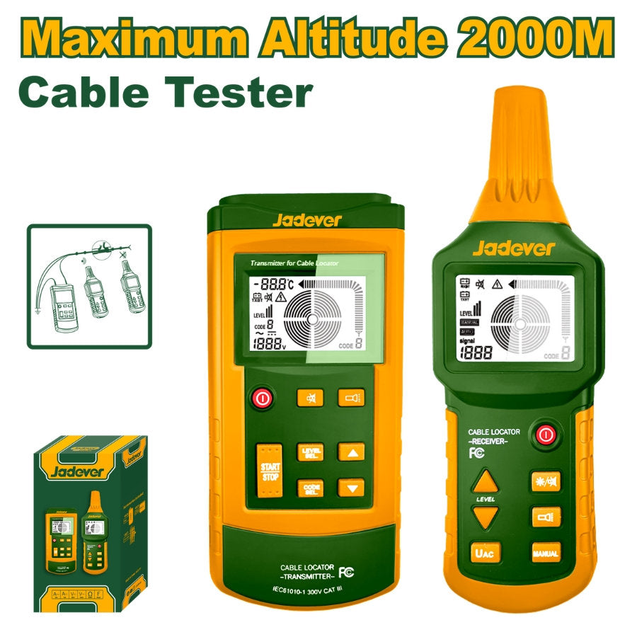 JADEVER Cable Tracer Accurate & Multi Functional JADEVER Cable Tracer Accurate & Multi Functional