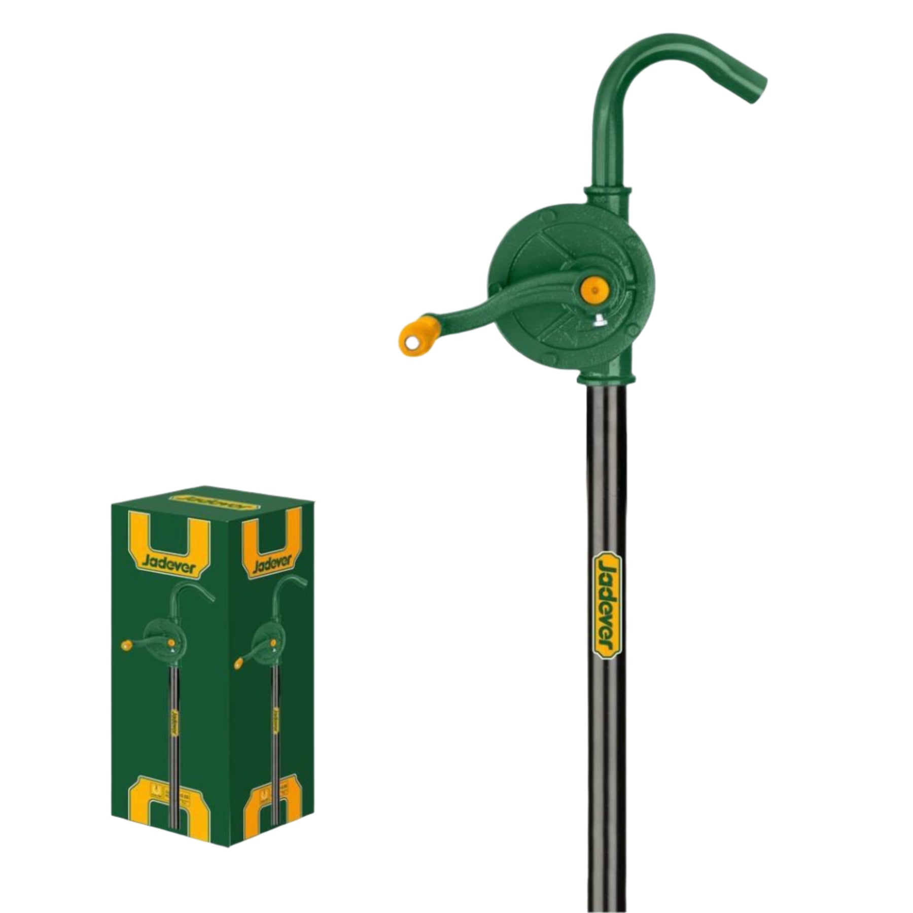 JADEVER Heavy Duty Aluminum Hand Oil Pump Durable & Efficient