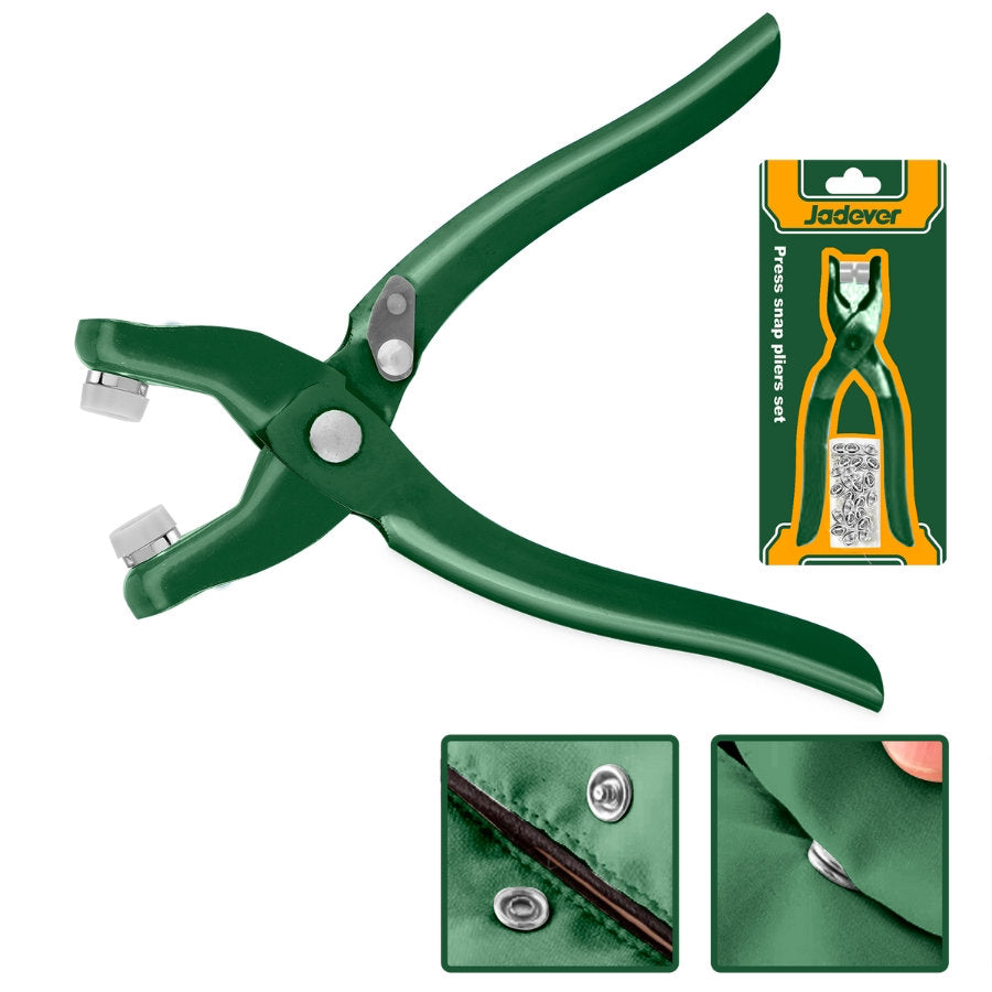 JADEVER Large Grommet Press with 100 Rings Durable & Versatile JADEVER Large Grommet Press with 100 Rings Durable & Versatile