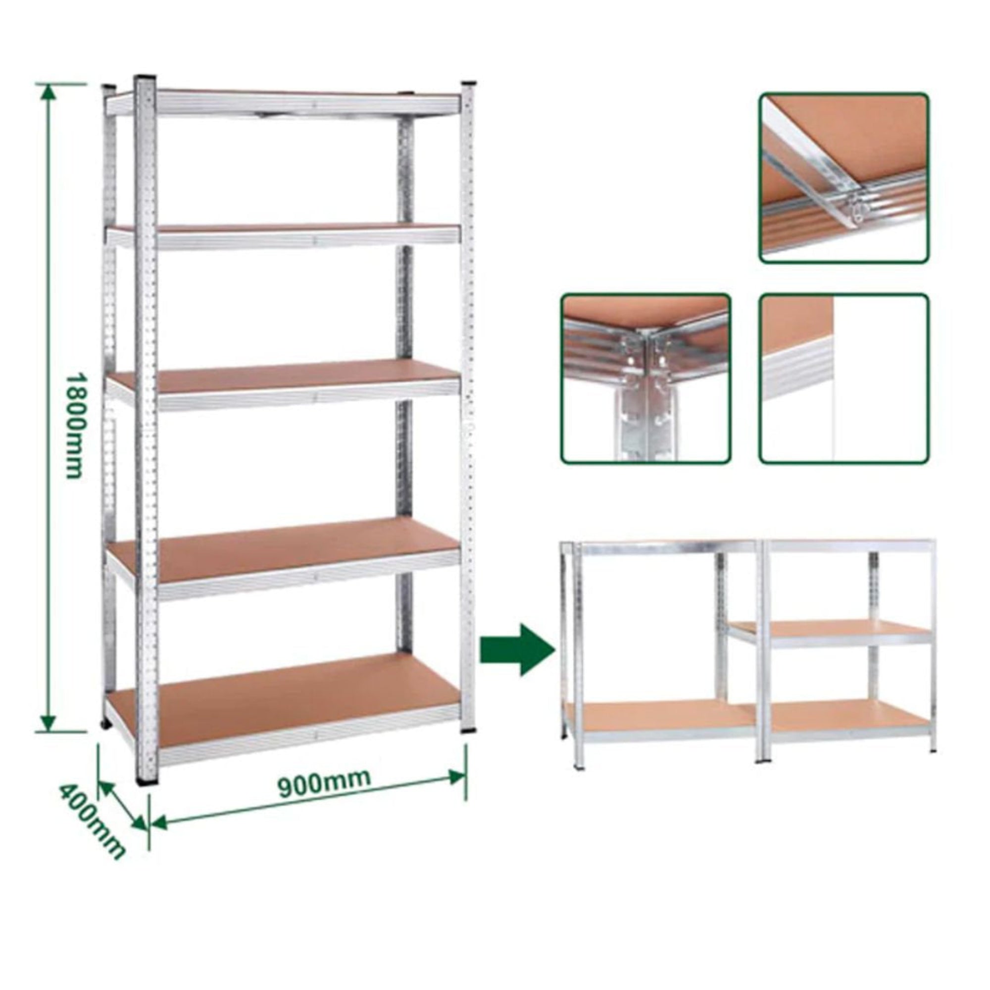 JADEVER Multi-Purpose Shelving Unit Elegant & Durable Organizer