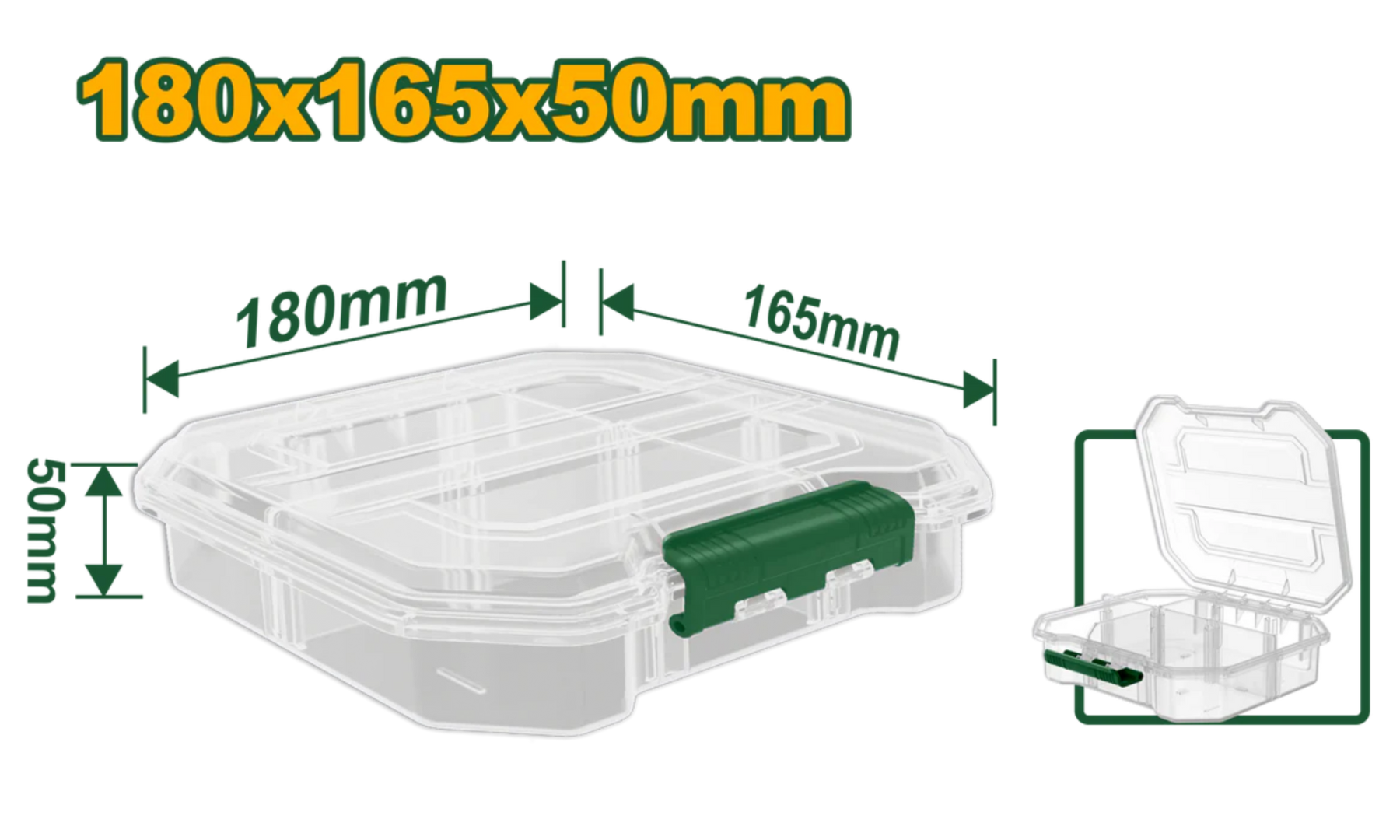 JADEVER Transparent Screw Organizer 5×16×18 Durable & Customizable JADEVER Transparent Screw Organizer 5×16×18 Durable & Customizable