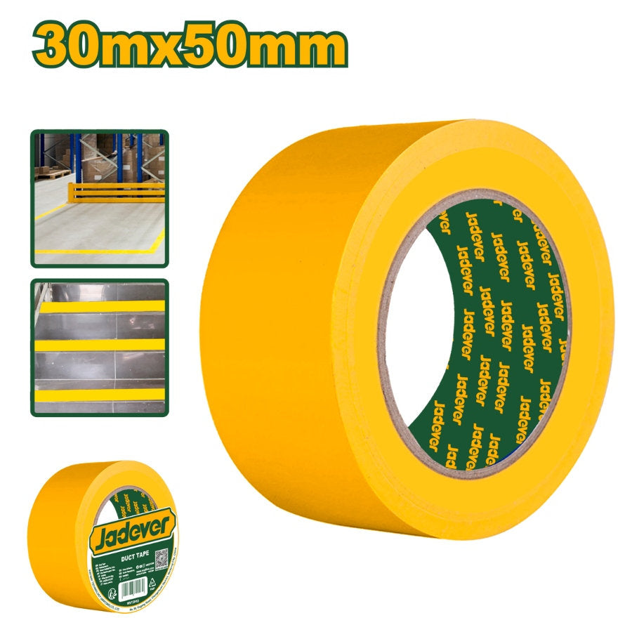 JADEVER Yellow Warning Tape 30m Durable & Abrasion Resistant JADEVER Yellow Warning Tape 30m Durable & Abrasion Resistant