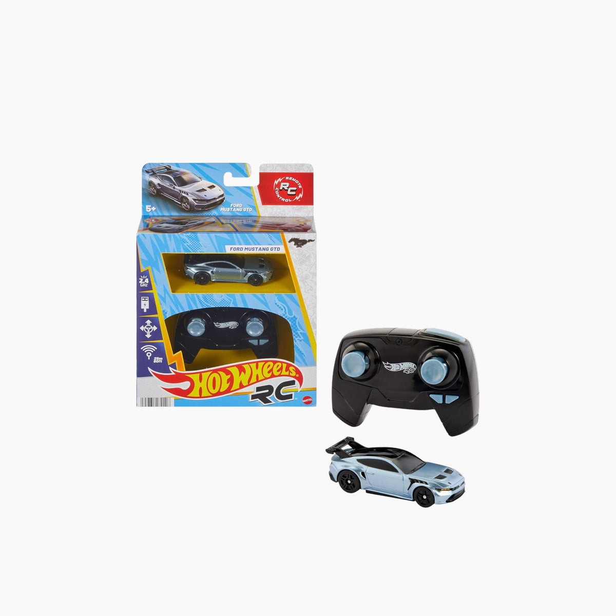 Hot Wheels Remote Control 1:64 Ford Mustang GTD