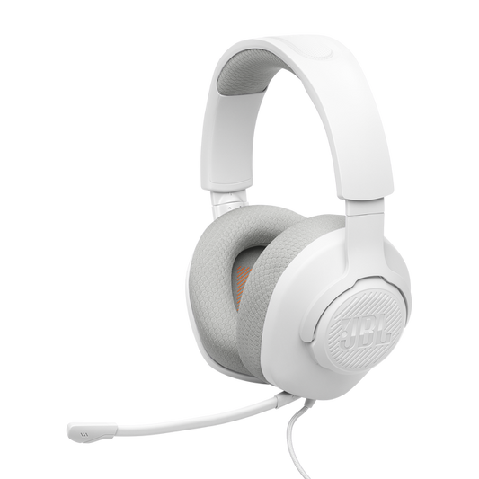 JBL Quantum 100 M2 Wired Over-Ear Gaming Headset - White