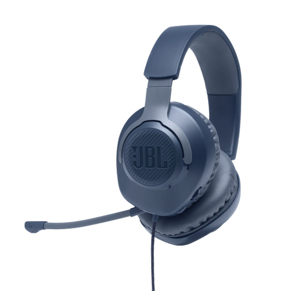 JBL Quantum 100 Wired Over-Ear Gaming Headset -Blue