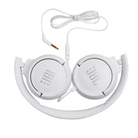 سماعات JBL Tune 500 سلكية On-Ear مع ميكروفون وصوت باس