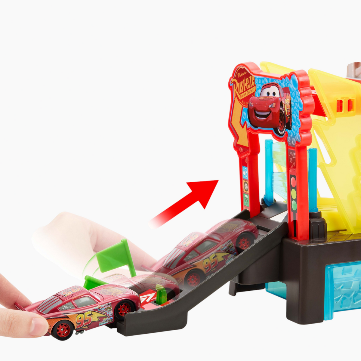 Mattel Disney Pixar Cars Color Changers Race Ready Car Wash