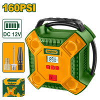 JADEVER 12V Auto Air Compressor – Portable Tire Inflator 160 PSI with LED Light (JDAAC511)