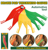 JADEVER Brake Pad Thickness Gauge – Color-Coded, Carbon Steel, Quick Brake Inspection Tool (JDART1408)
