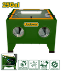JADEVER 25 Gallon Sand Blasting Cabinet with LED Light – Abrasive Cleaning & Rust Removal Cabinet (JDASA1A09)