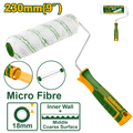 JADEVER Outer Wall Cylinder Brush – 230mm (9"), Microfibre, 18mm Pile Height, Roller Cover & Assistant Shanks (JDCB8918)