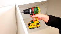 JADEVER Compact Brushless Cordless Impact Drill 52Nm – With 2 Batteries &amp; Carrying Case (JDCDP5281)