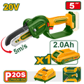 JADEVER Cordless Pruner Saw 20V with 5" Bar (JDCLP556)