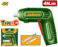 JADEVER Cordless Screwdriver 4V – Compact USB-C Rechargeable Electric Screwdriver (JDCV4628)