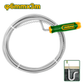 JADEVER Drain Auger 6mm x 3m – Flexible Spring Steel with Handle & S-Hook for Sink Cleaning (JDDD2303)