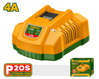 JADEVER 20V Battery Charger 4A – Fast Charger for Cordless Tools (JDFCP540)