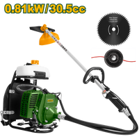 JADEVER 30.5cc Gasoline Grass Trimmer & Brush Cutter – 0.81kW 2-Stroke Engine (JDGM2A30)