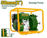 JADEVER Gasoline Sewage Pump 7.0HP – 2" Port – 500L/min (JDGW2A21)