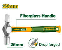 JADEVER Engineers Cross Pein Hammer 25mm – Forged Carbon Steel Hammer (JDHM5325)