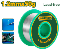JADEVER Lead-Free Solder Wire 1.2mm – 50g Tin Solder Wire (JDHXS1312)