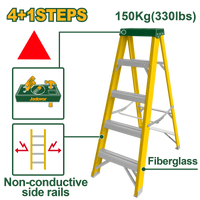 JADEVER Single-Side Fiberglass Ladder 4+1 Steps | 150kg (JDLD0905)