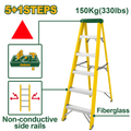 JADEVER Single-Side Fiberglass Ladder 5+1 Steps | 150kg (JDLD0906)