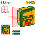 JADEVER Self-Leveling Line Laser – Red Cross Laser, ±2mm Accuracy, 15m Range (JDLE1M03)