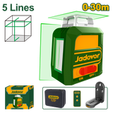 JADEVER Self-Leveling 360° Green Laser Level – Horizontal & Vertical Lines, Lithium Battery + Remote (JDLE2M05)
