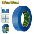 JADEVER Blue Masking Tape 48mm x 50m – Easy Peel, for Painting & Straight Edges (JDPN5H48)