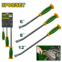 JADEVER 3 Pcs Pry Bar Set – Heavy-Duty Go-Through Pry Bars for Prying and Bending (JDQBS203)