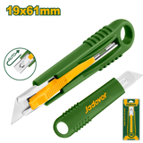 JADEVER Retracting Safety Utility Knife – Self-Retractable Blade with Ergonomic Non-Slip Handle (JDRSUK19)