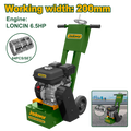 JADEVER Gasoline Scarifying Machine 200mm – Concrete Floor & Road Surface Scarifier, Loncin 6.5HP (JDSFM2A201)