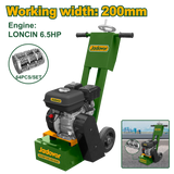 JADEVER Gasoline Scarifying Machine 200mm – Concrete Floor & Road Surface Scarifier, Loncin 6.5HP (JDSFM2A201)