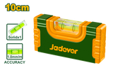 JADEVER Hand Level 10cm – Shockproof Vial, Acrylic Body, with End Caps (JDSL0G10)