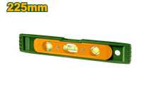 JADEVER Mini Magnetic Spirit Level – 225mm, 3 Vials, Lightweight PP Body (JDSL4320)