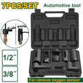 JADEVER Oxygen Sensor Socket Set – Cr-Mo Automotive Sensor & Switch Removal Kit (JDST4D07)