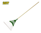 JADEVER Poly Steel Leaf Rake – 22 Teeth | 1200mm Long Handle (JDXW7A22)