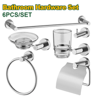 JADEVER Bathroom Accessories Set – Zinc Alloy & Stainless Steel, 6-Piece Hardware Collection (JDZG1516)