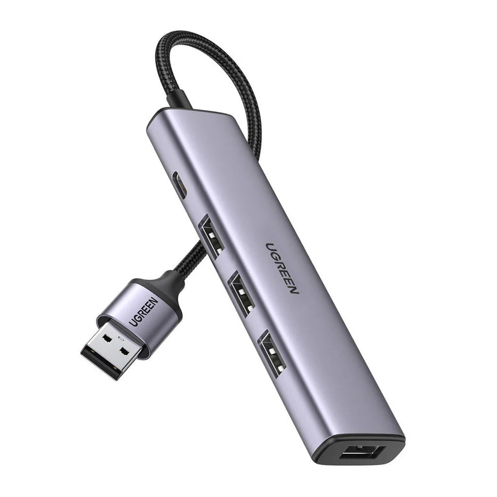 محول UGREEN USB-C إلى 4 منافذ (USB-A + USB-C) بسرعة 5Gbps
