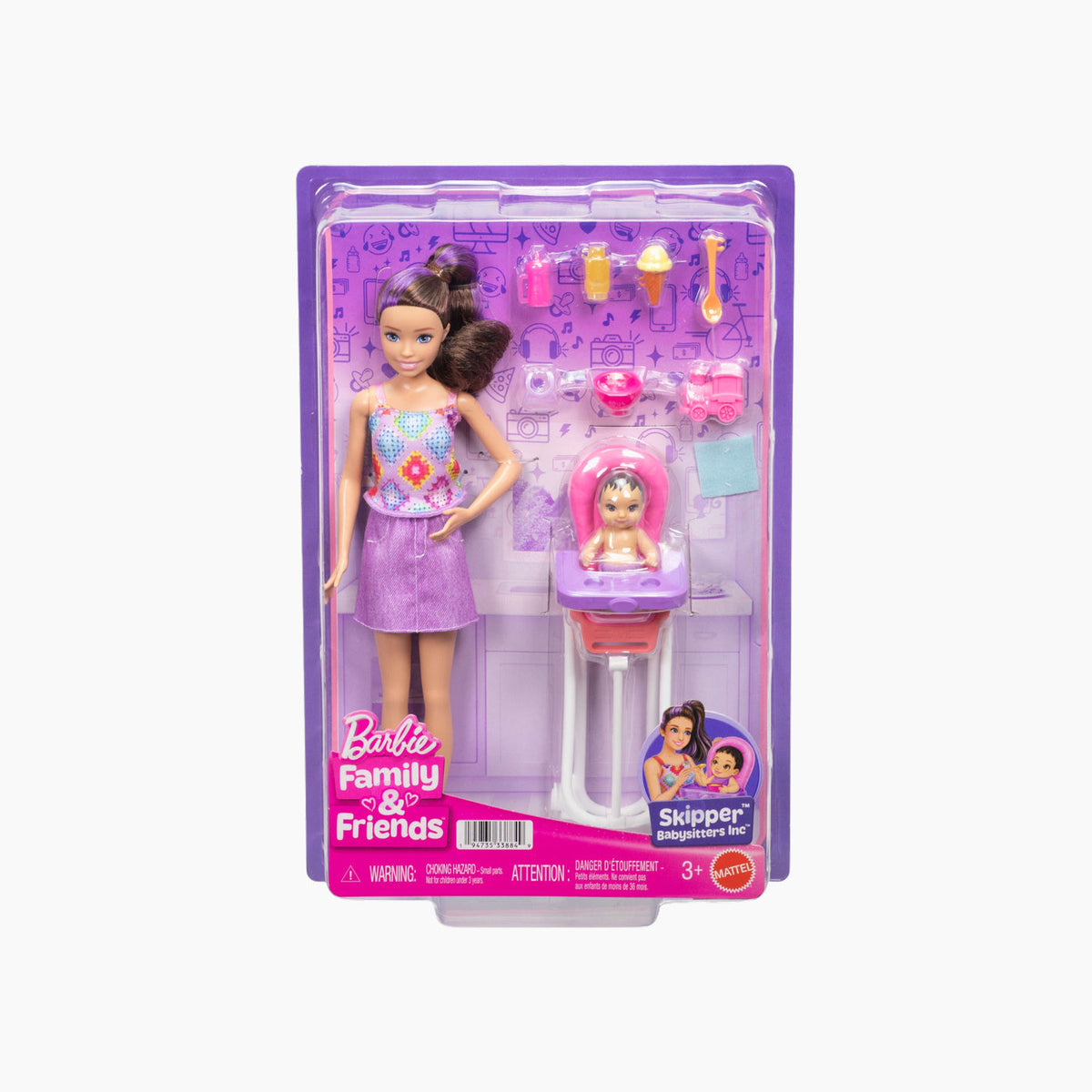 Barbie Skipper Babysitters Highchair