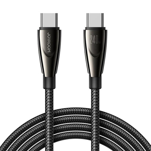 JOYROOM 240W USB C Fast Charge Data Cable 1.2m - Black