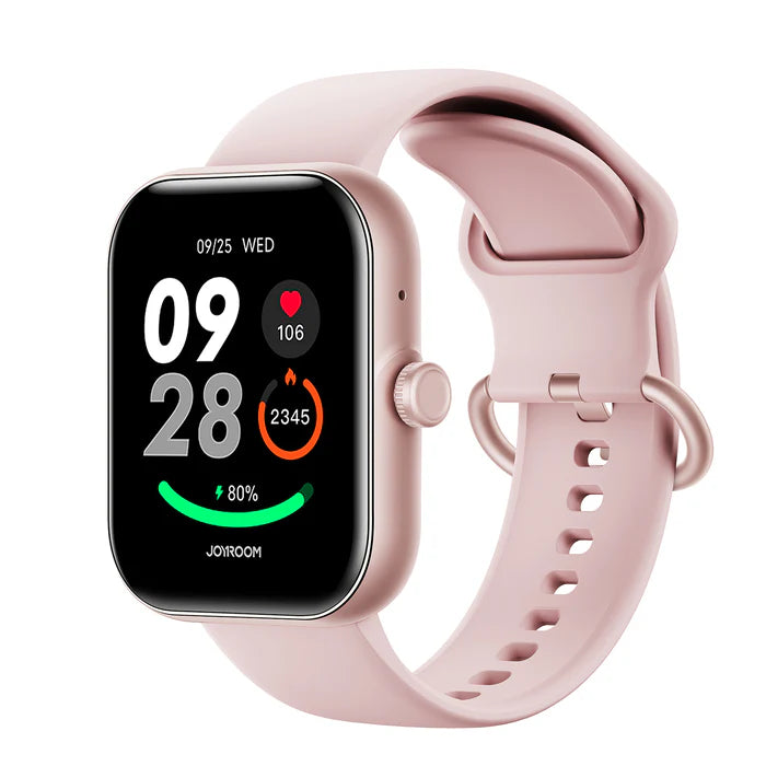 JOYROOM JR FT5 Plus Smart Watch Calls & Notifications - Black & Rose Gold JOYROOM JR FT5 Plus Smart Watch Calls & Notifications - Black & Rose Gold